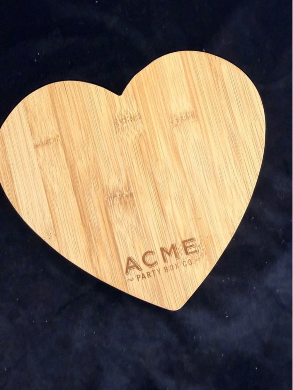 ACME Party Box Bamboo Club-Shaped Serving / Charcuterie Board